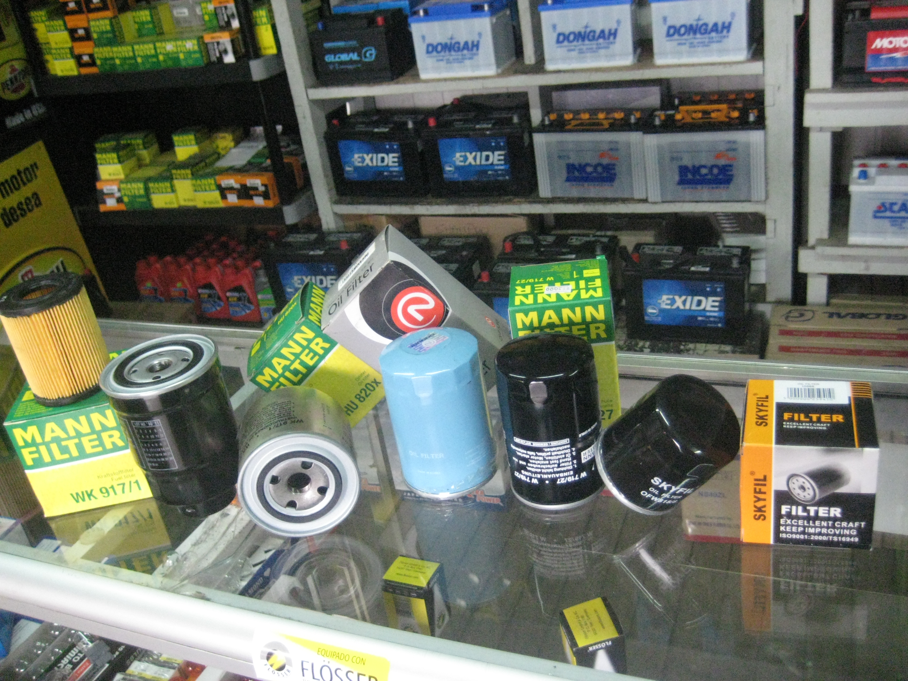 Productos automotrices disponibles en Bio Bat